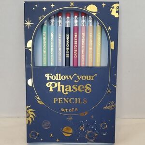 Eccolo Follow Your Phases Pencil Set - Multicolor